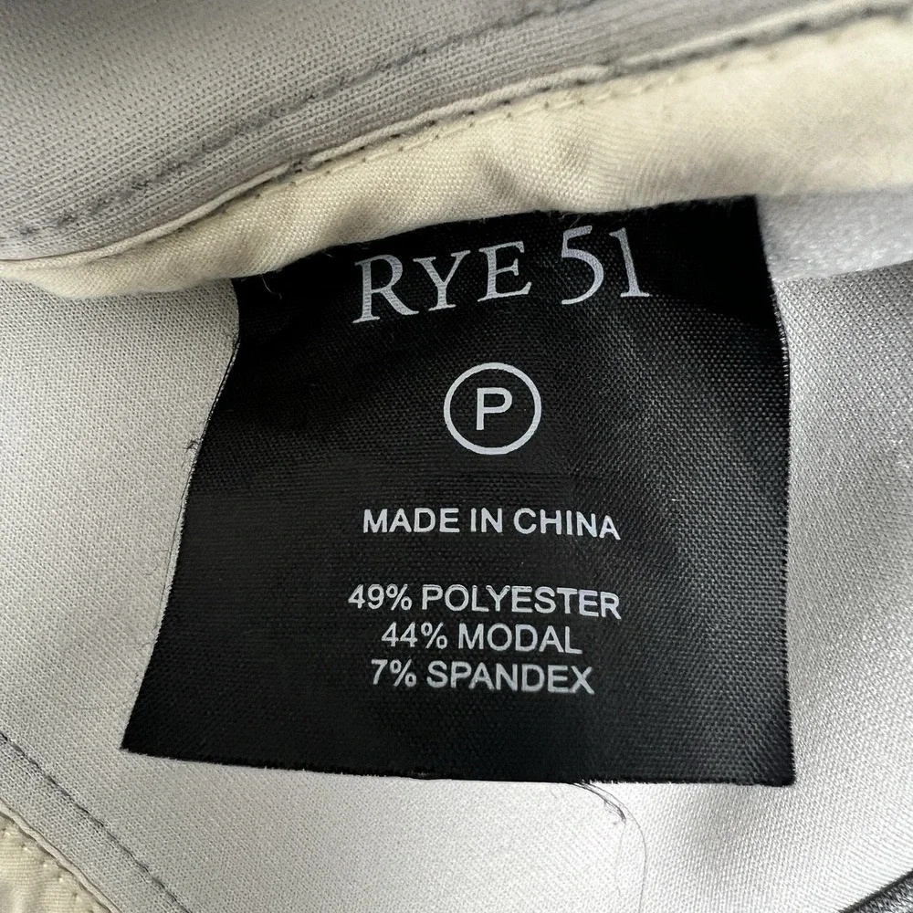 Rye 51 The Noah Double Knit Coat Shirt Jacket Shacket Gray Sz 44 *READ